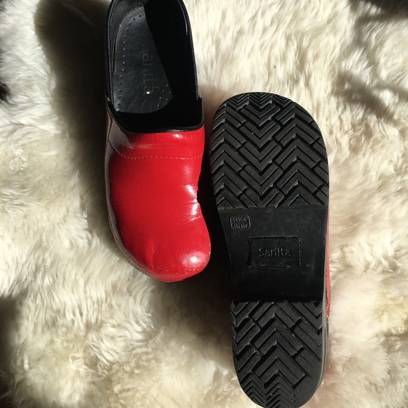 ❌DONATED❌ Red Sanita clog - Picture 2 of 6